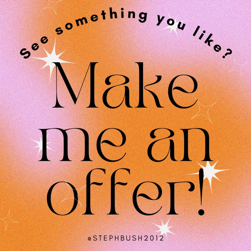 Accepting Reasonable Offers!